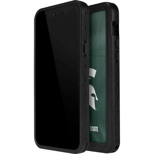 Michigan State University Green Jersey iPhone 15 Waterproof Case